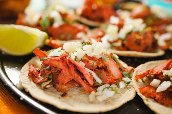 Taco de Pastor a la Plancha