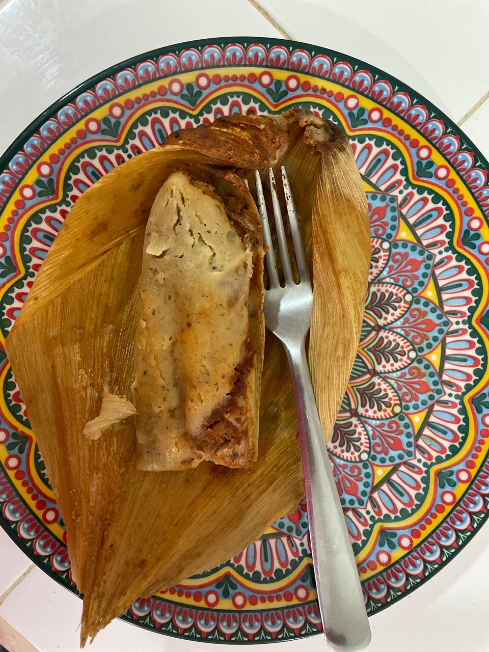 Hojas de Maíz Pipian en Cerdo