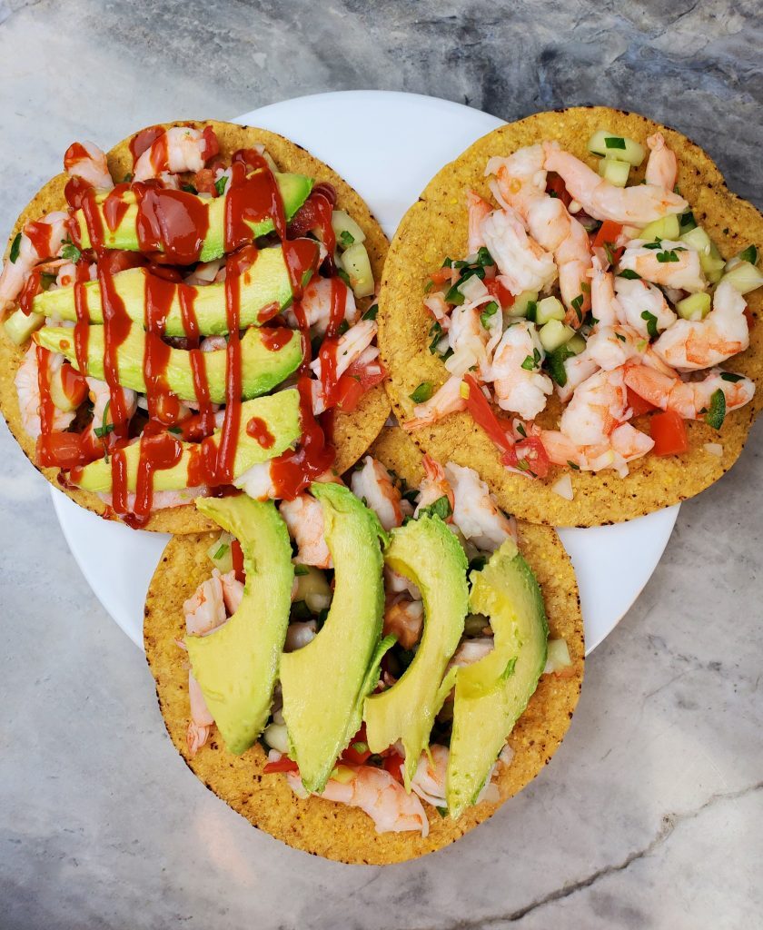 Tostada de Camarón