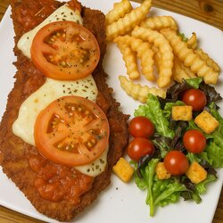 Milanesa Italiana + papas
