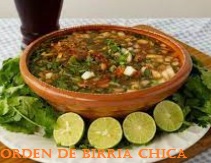 Orden de birria chica