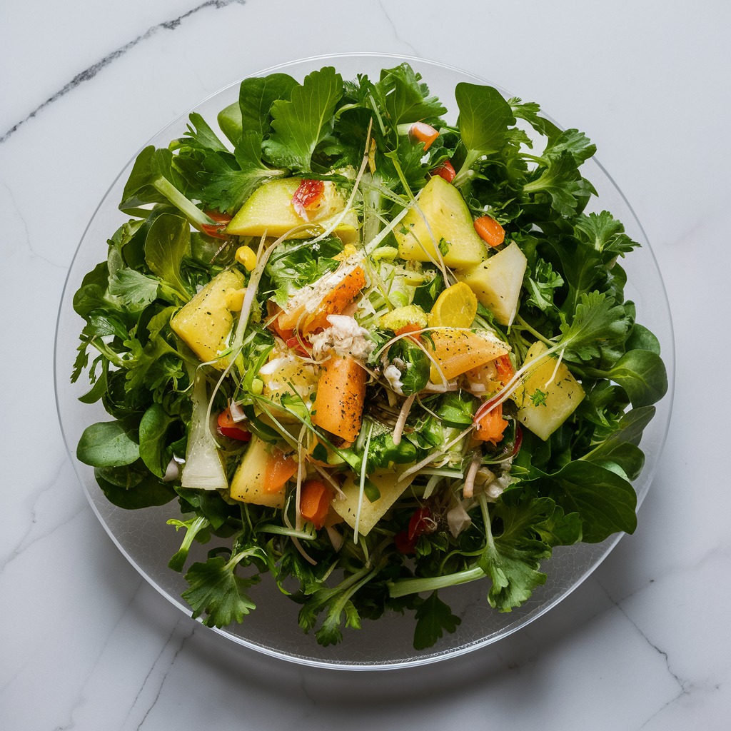 Ensaladas Agridulce de Lechuga
