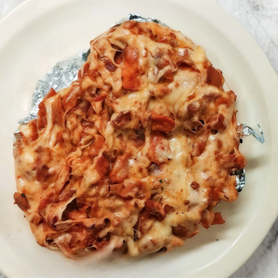 Papa con Pastor y Queso