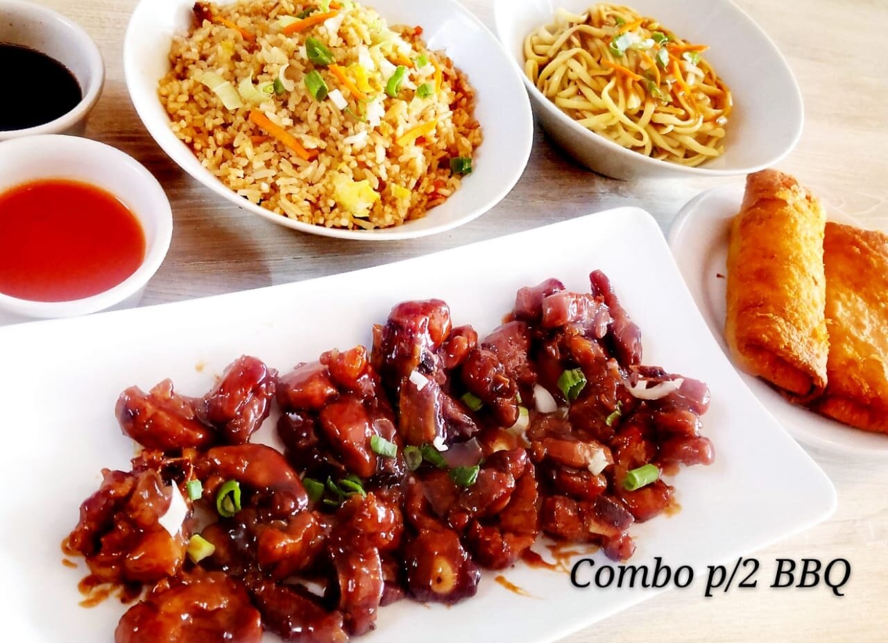#4combo p2 CostillaBBQ y 2 Platillos