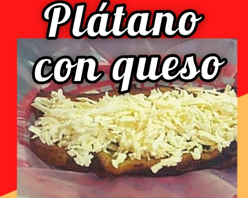 Plátano Maduro  Relleno de Queso