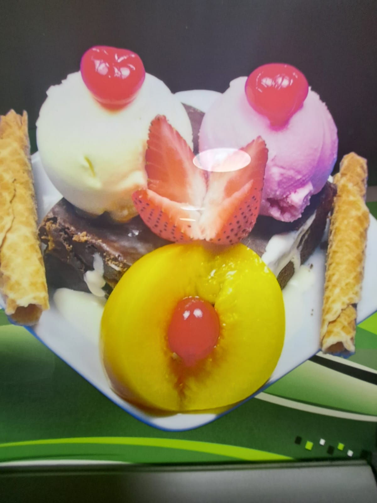 Brownie con Helado