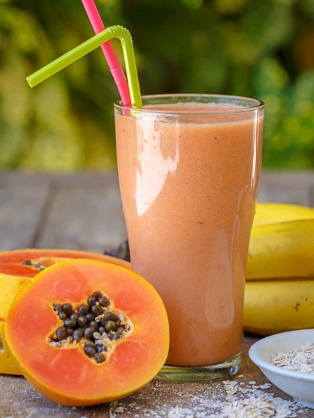 Licuado de Papaya