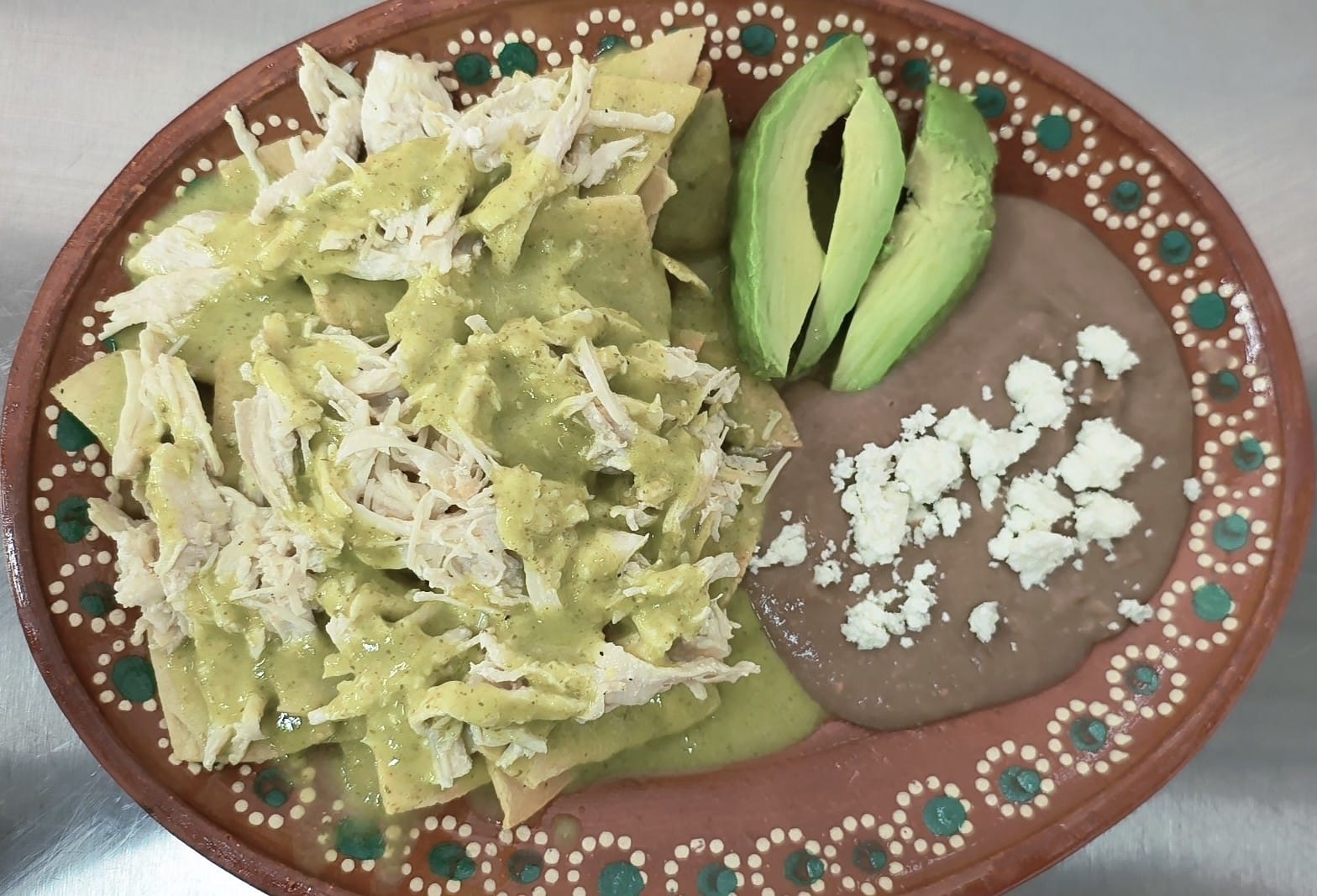 Chilaquiles con Pollo
