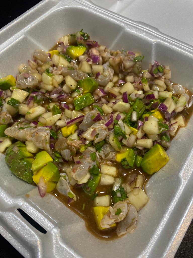 Ceviche de Camarón al Aguachile Negro