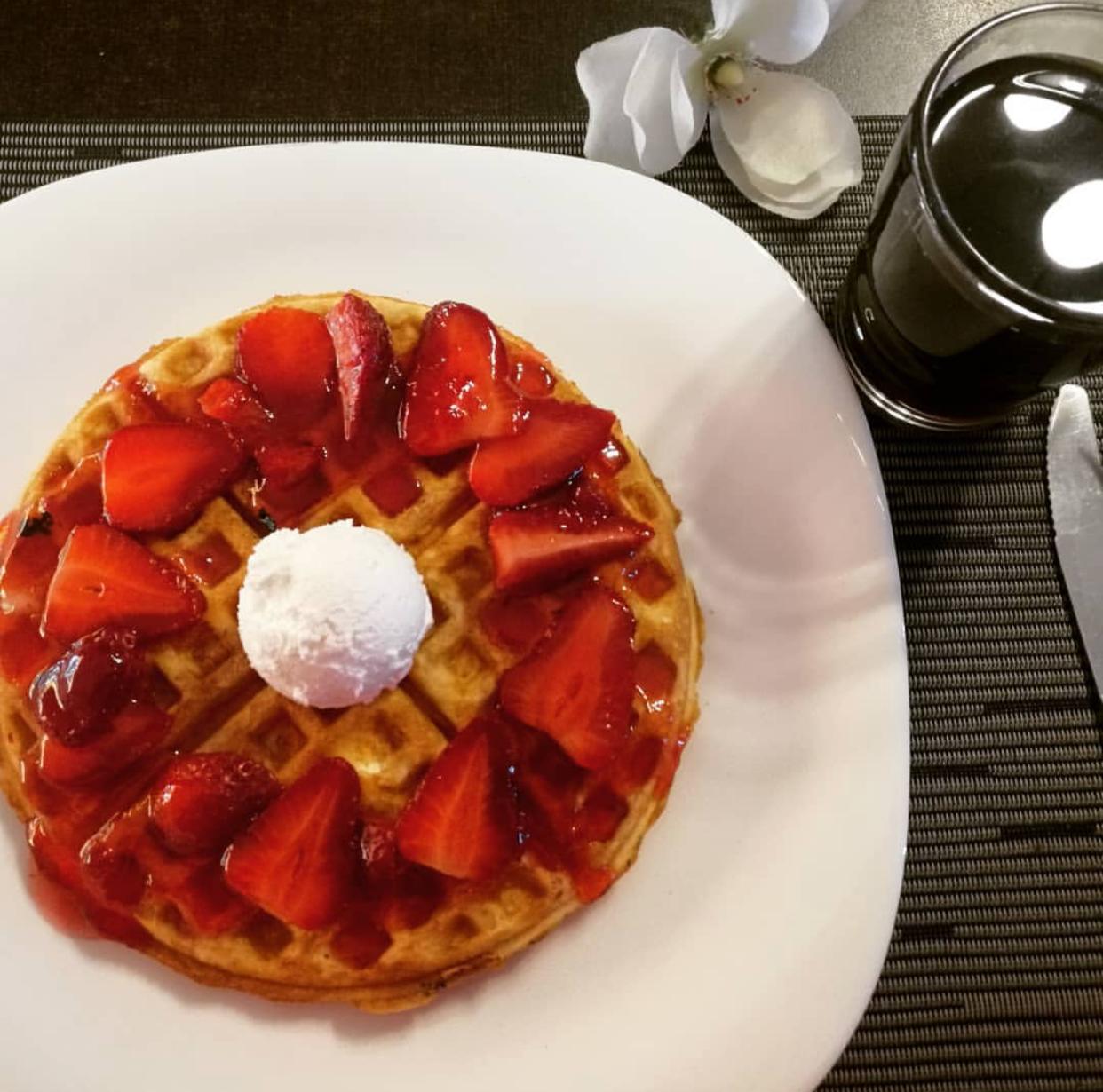 Waffle Cheesecake