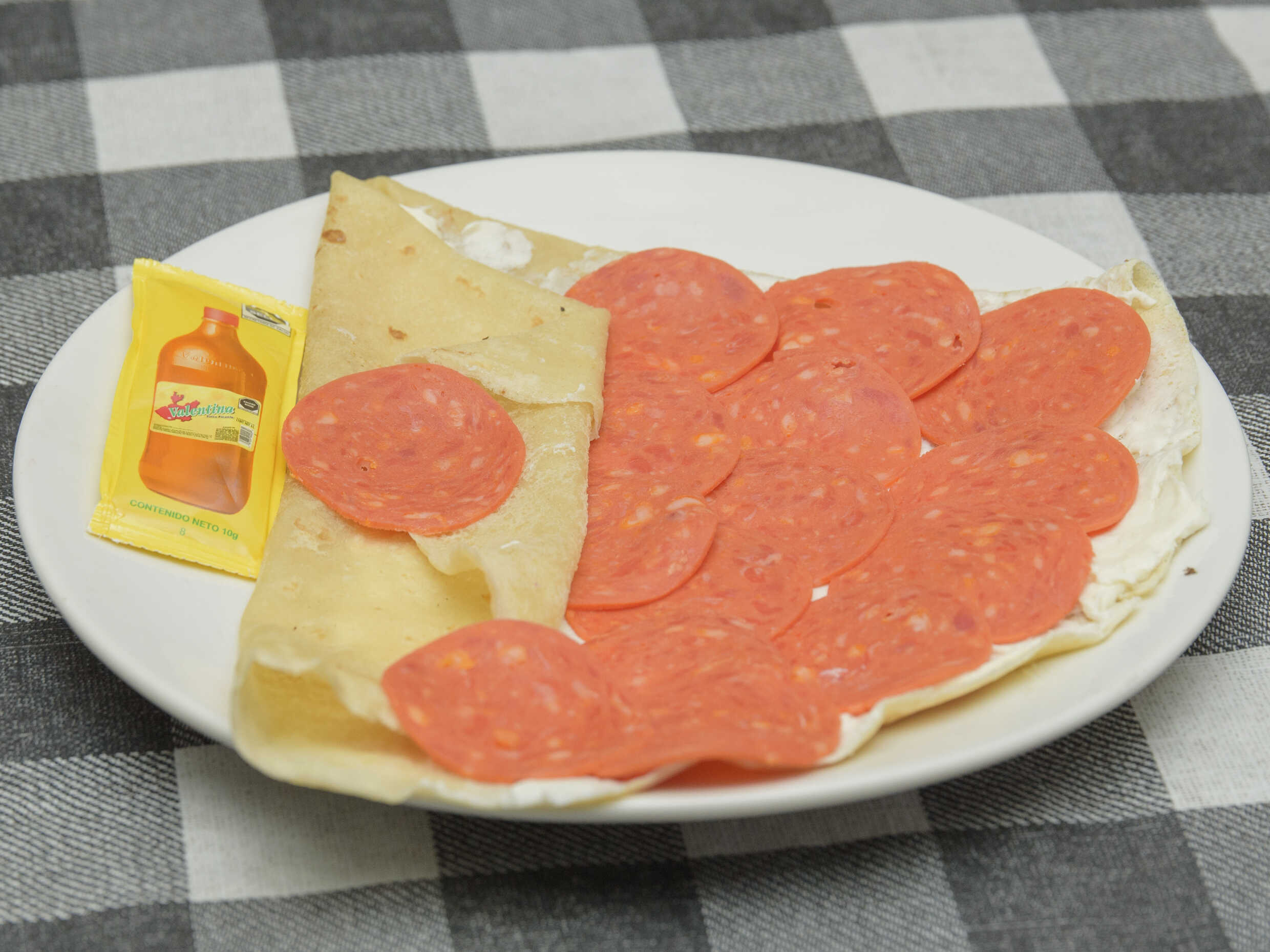Crepa Philadelphia con Pepperoni