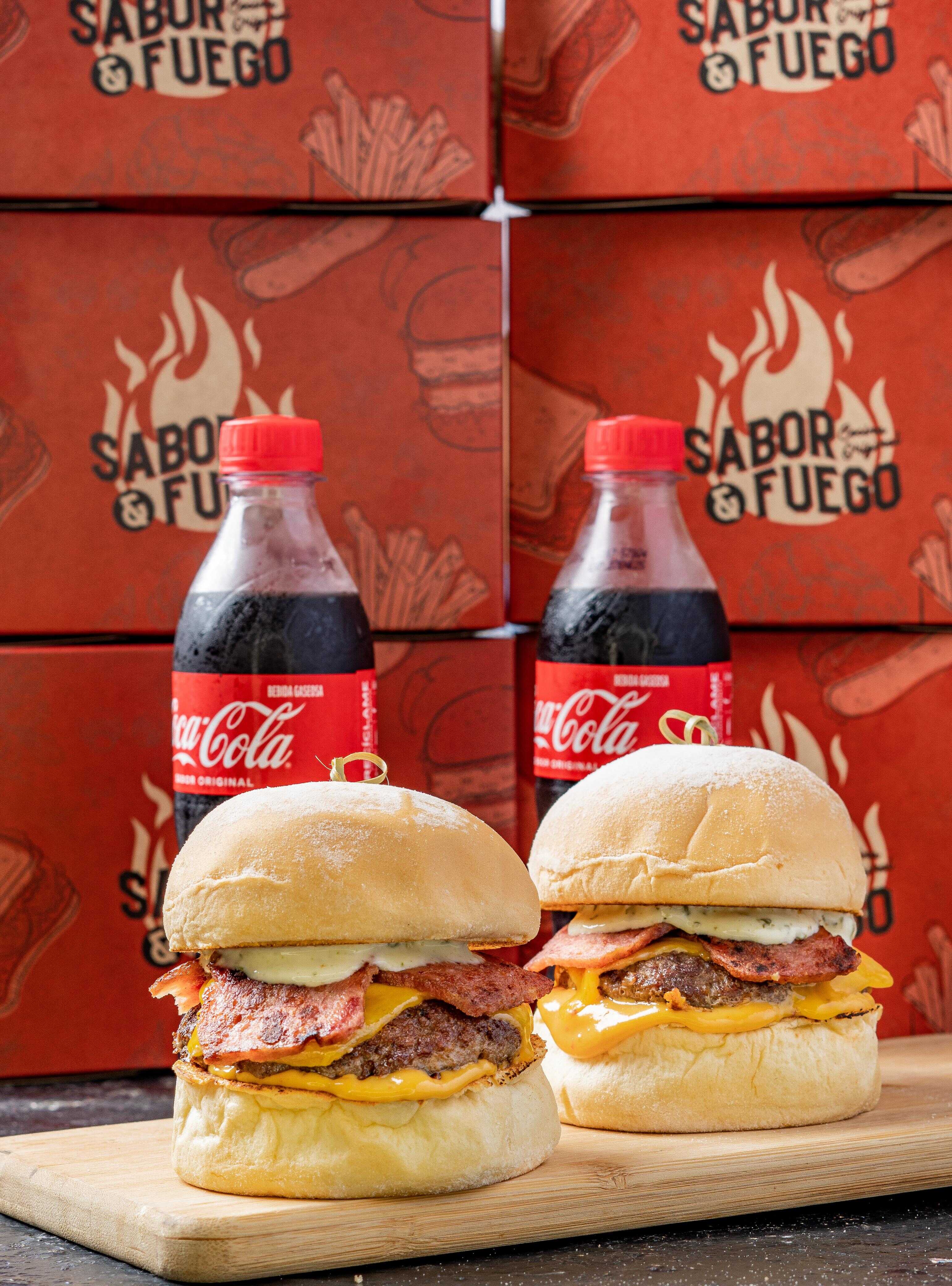 Cheese Bacon + Coca Cola 250ml