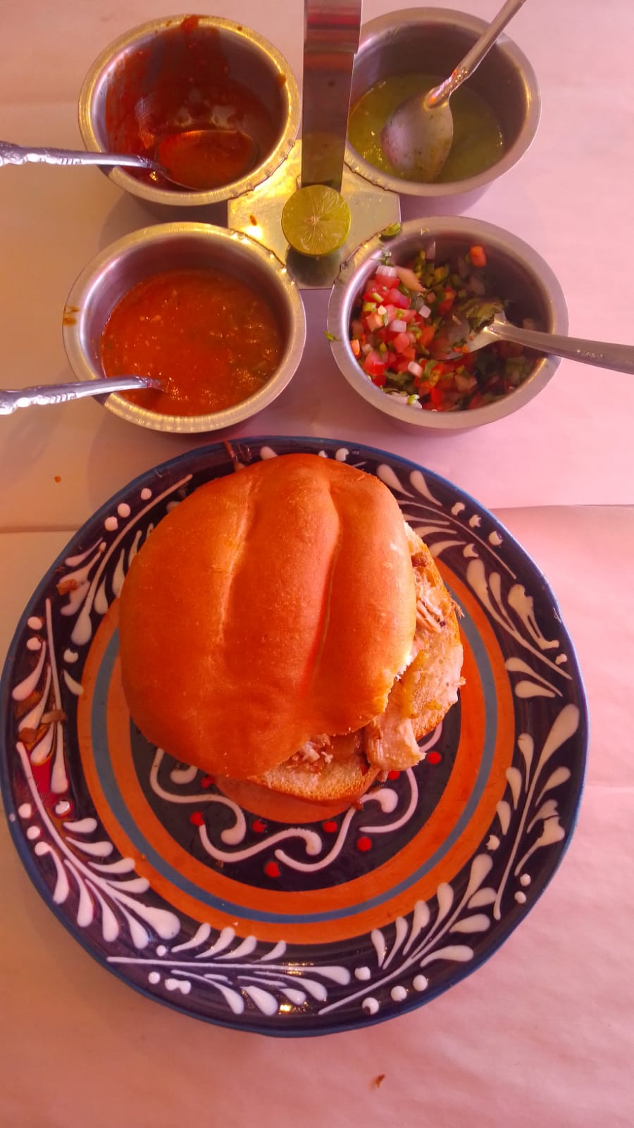 Torta de Carnitas