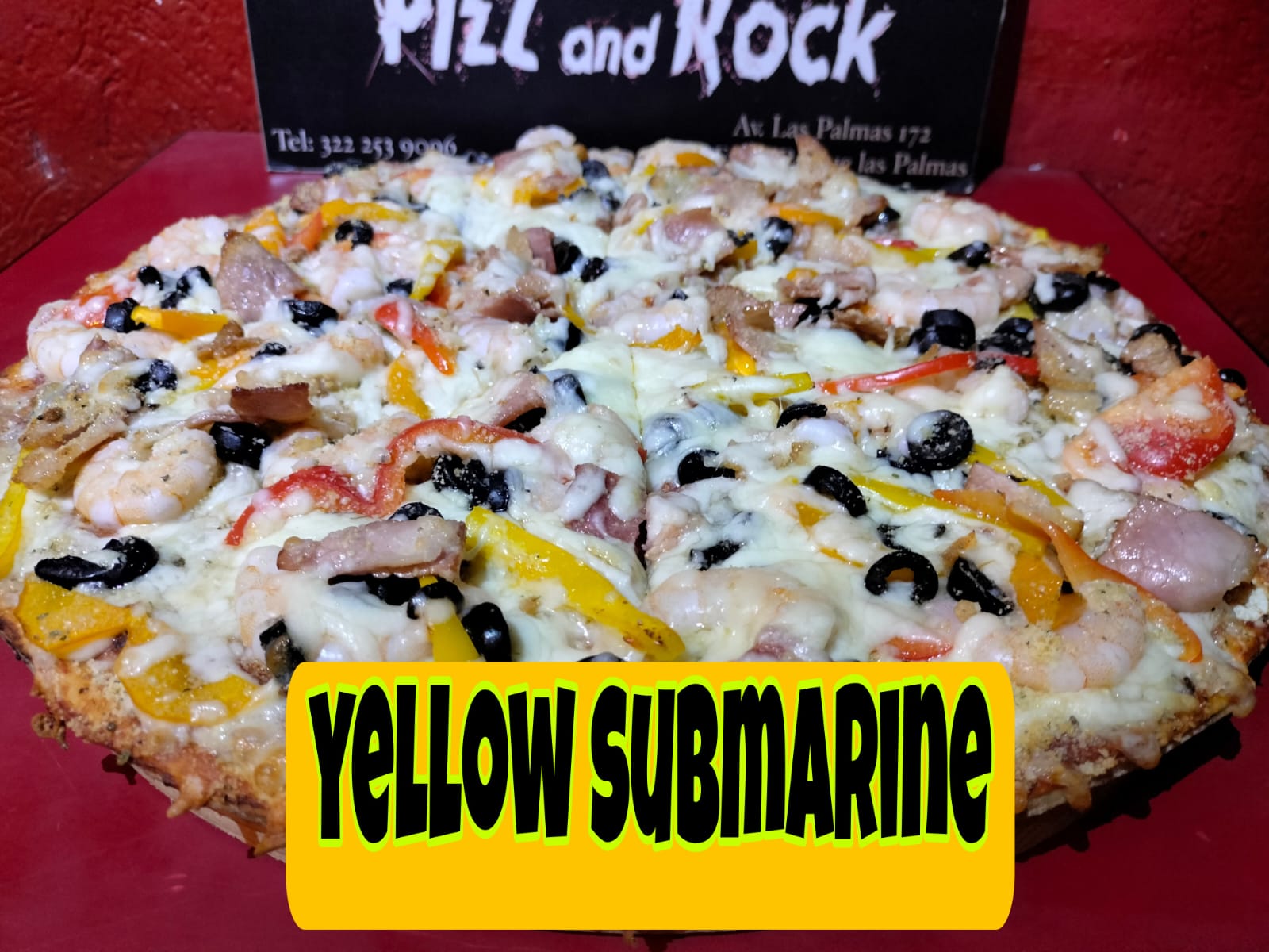 Pizza Yellow Submarine (Grande)