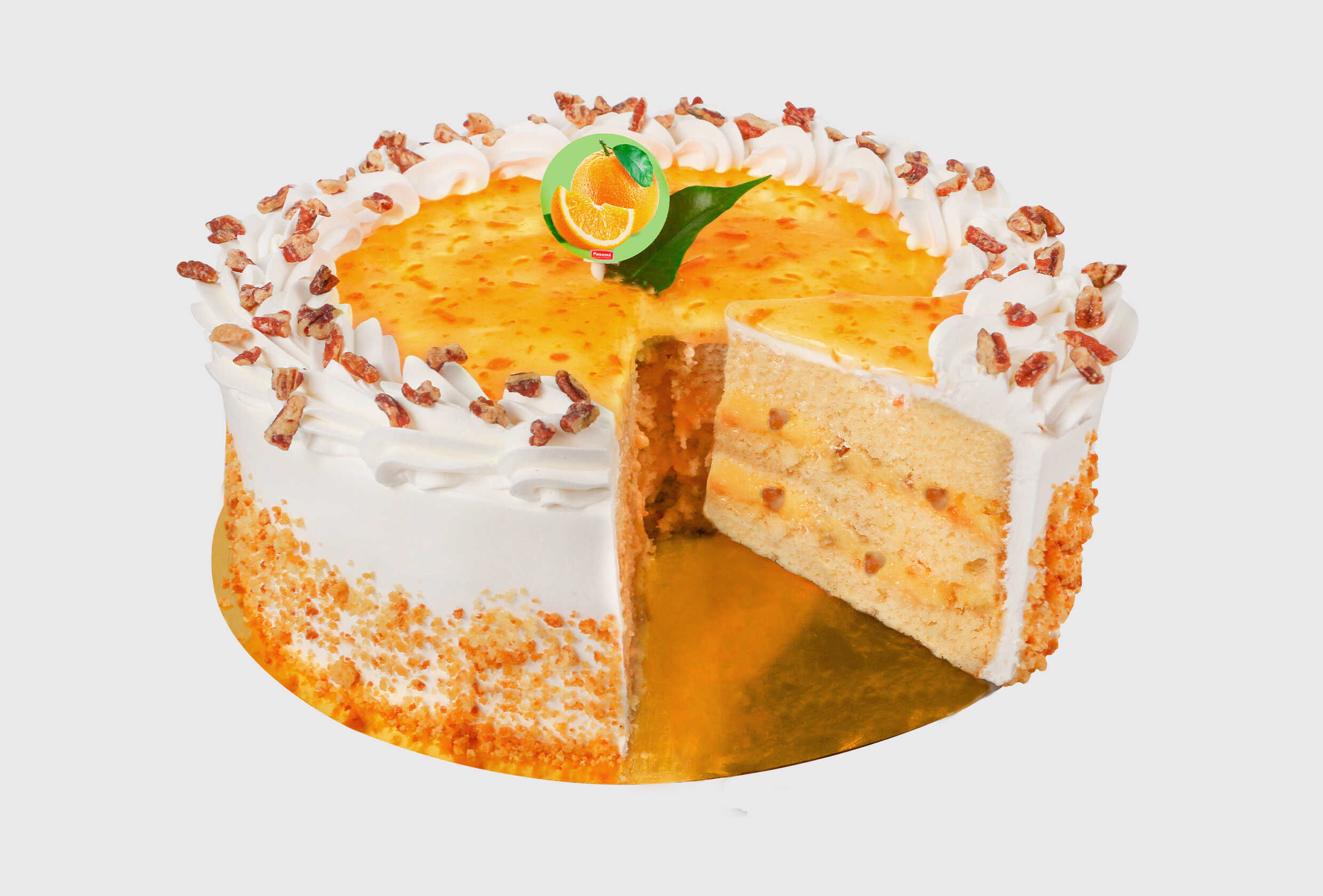 Pastel de natilla con naranja chico "Nuevo"