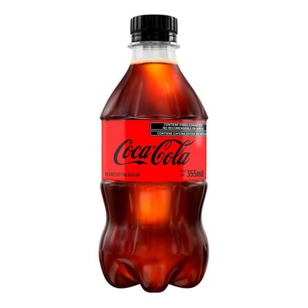 Coca cola  sin azúcar 355