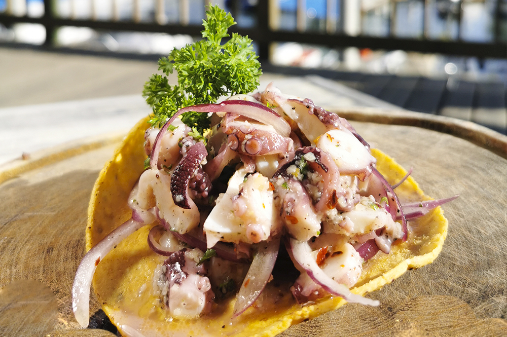 Tostada de Pulpo