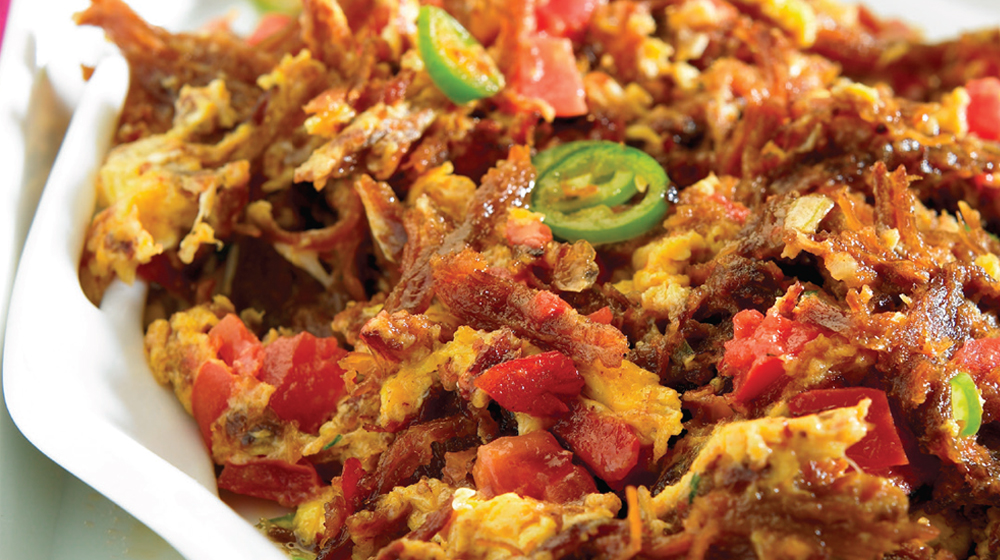 Huevos con Machacado