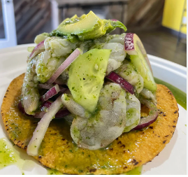 Tostada de Aguachile