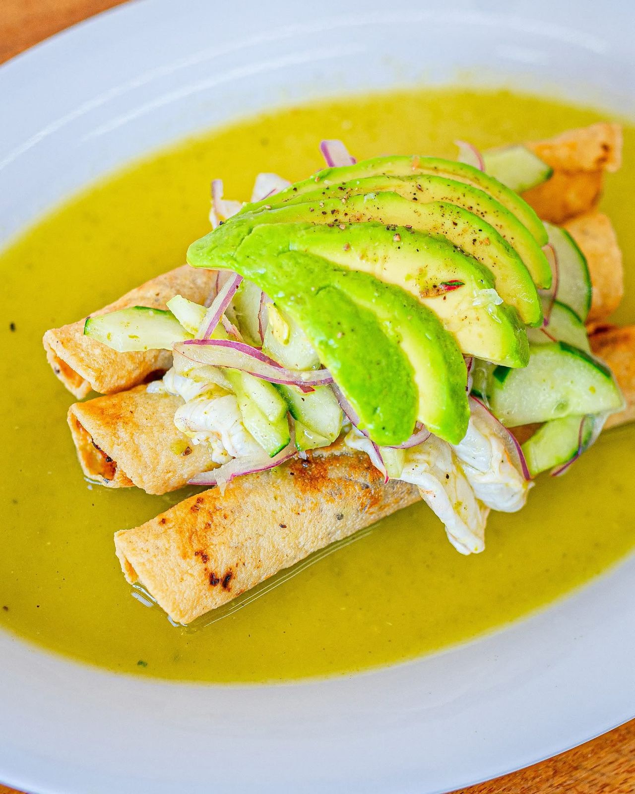 Flautas en Aguachile