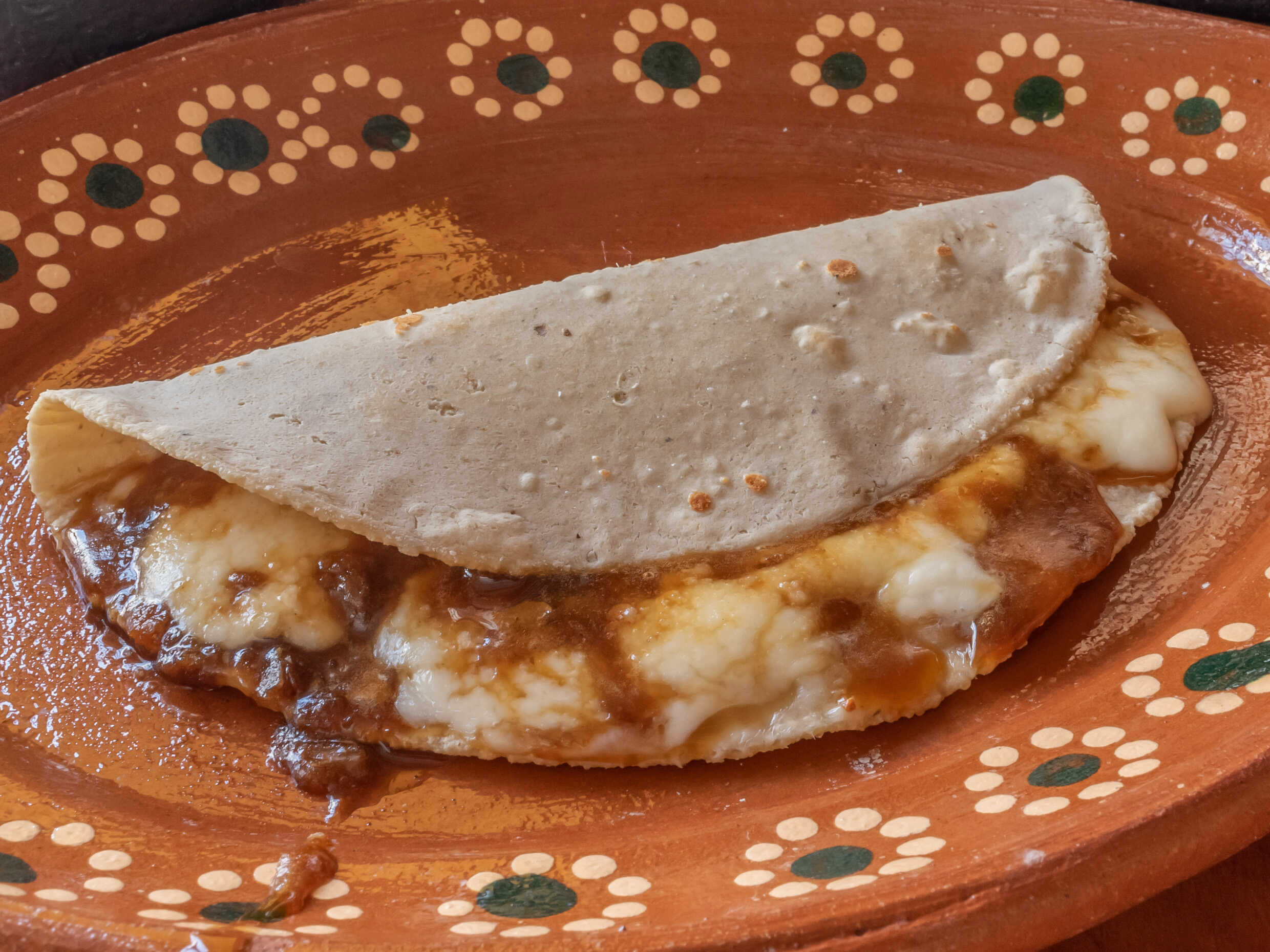 Quesadilla con piloncillo