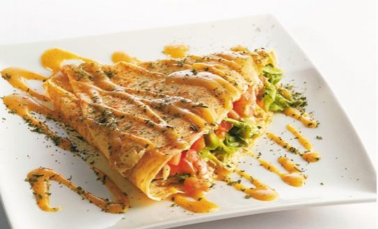 Crepa Salada de 3 Ingredientes