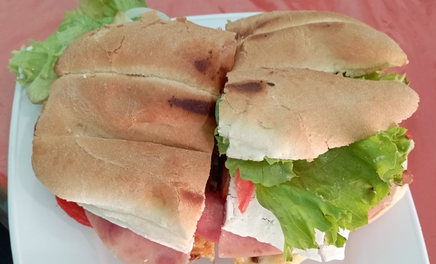 Tortas de Jamon con Queso Blanco