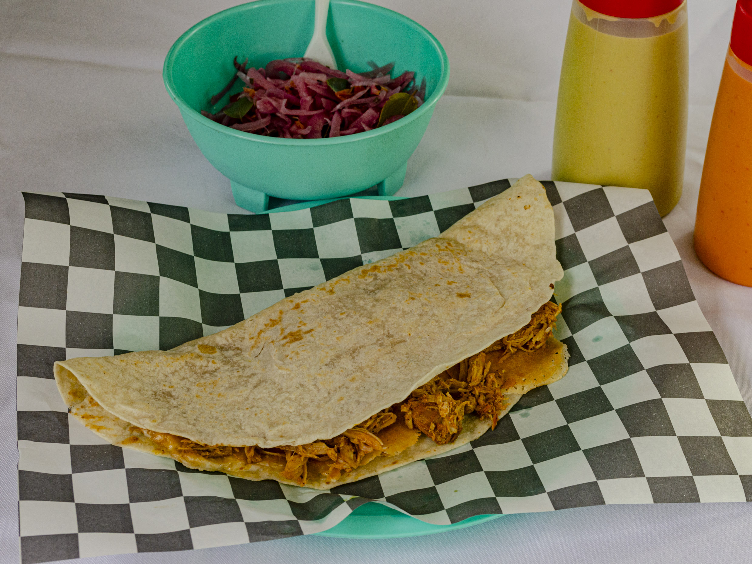 Quesadilla con Cochinita