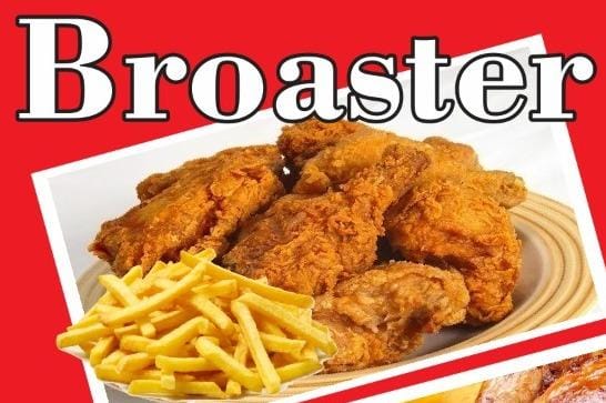 Pollo Broaster (Solo con Papas Francesa)