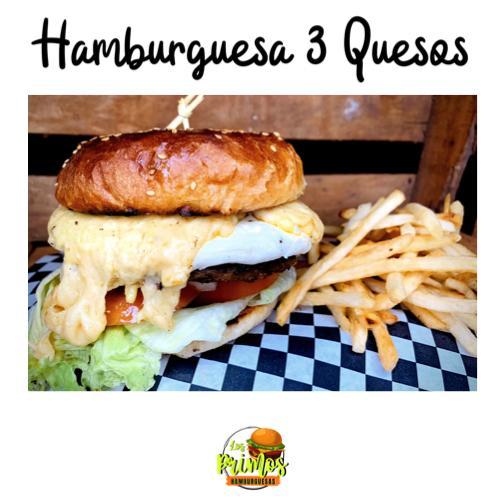 Hamburguesa 3 Quesos|
