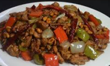 Pollo encacahuatado