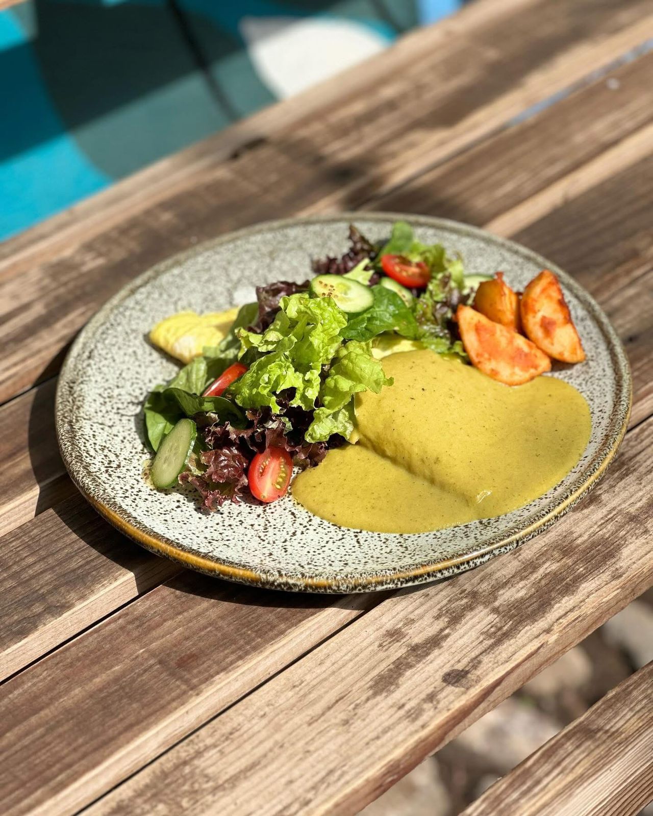 Omelette Poblano