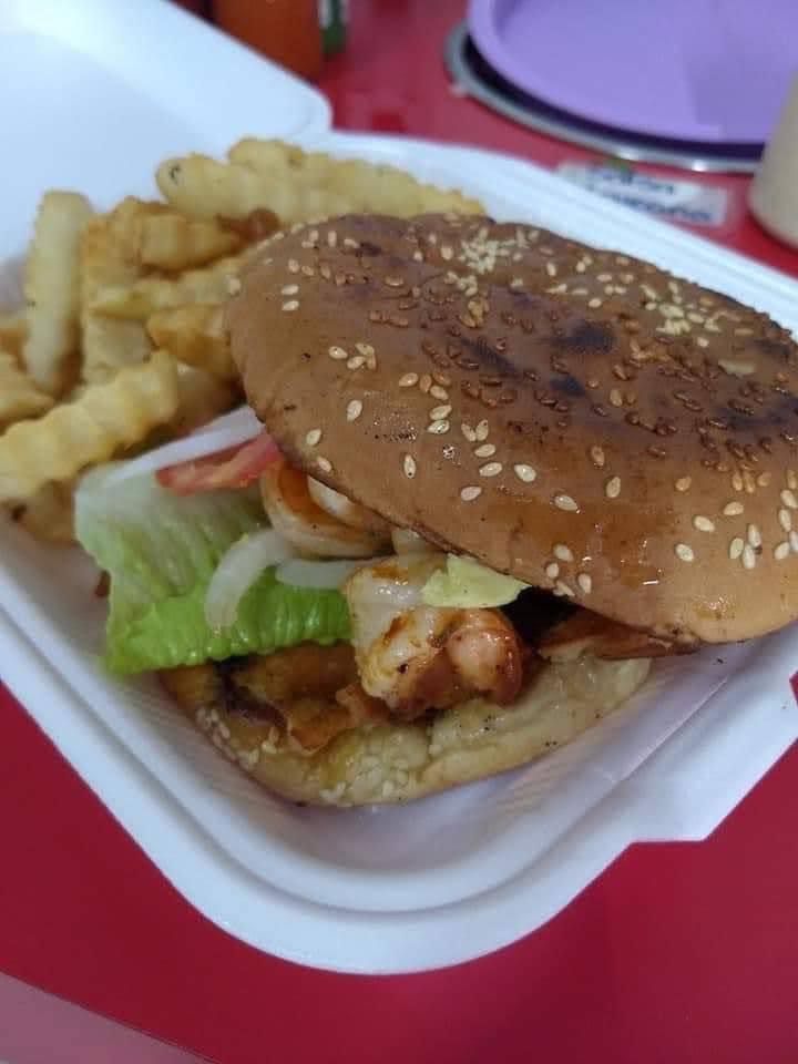 Hamburguesa de Camarón