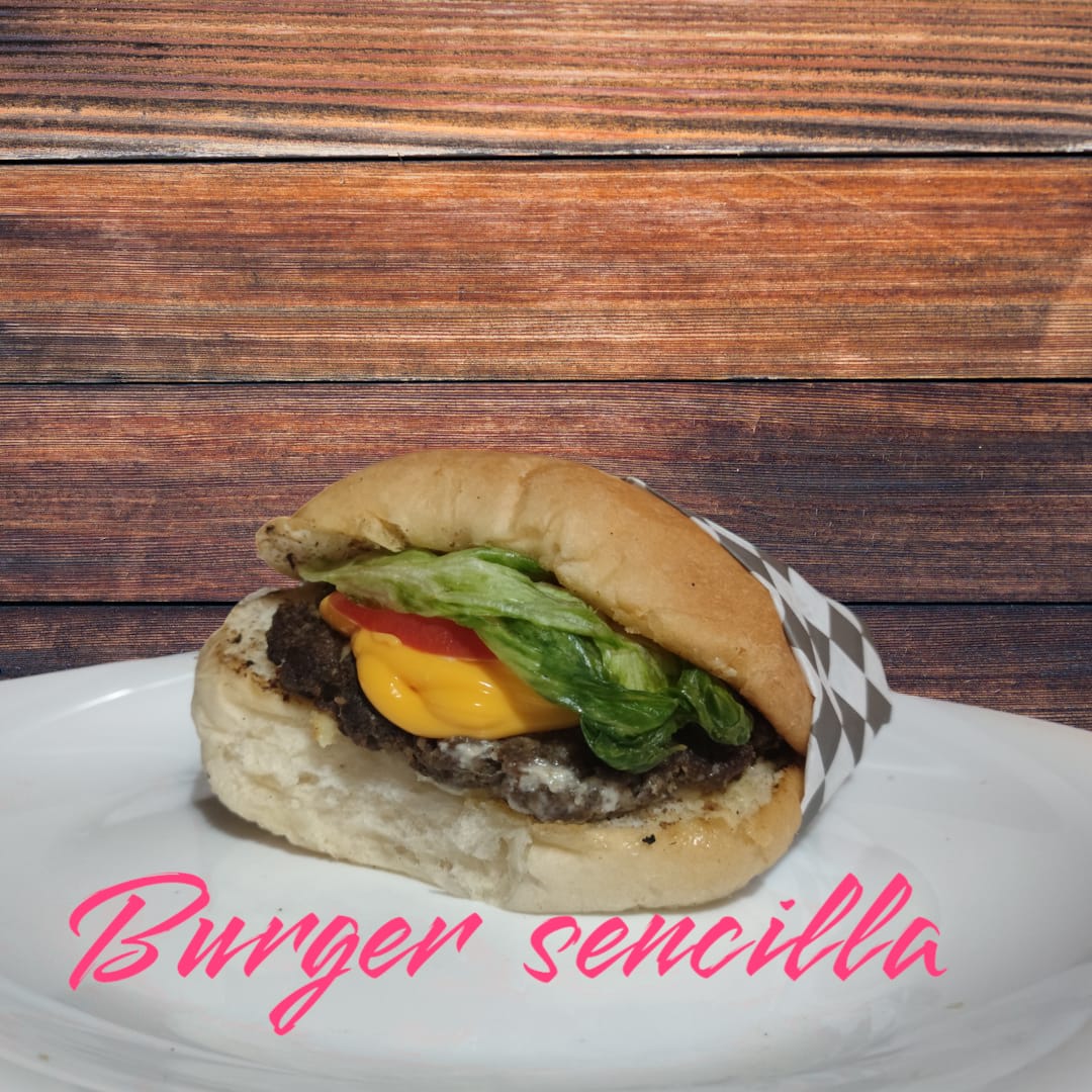 Hamburguesa Doble Sencilla