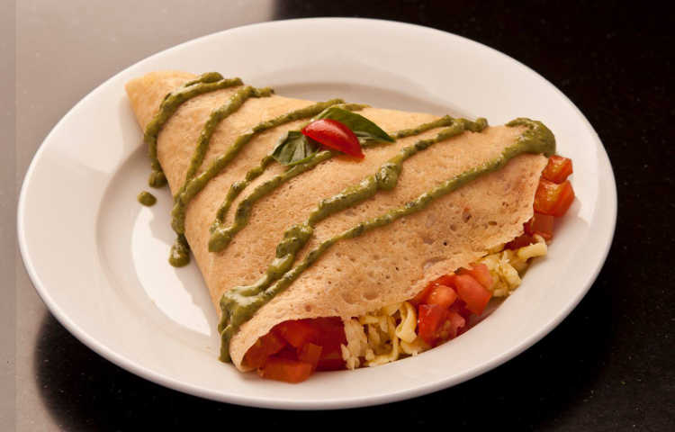 Crêpe Mediterránea de Pollo