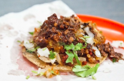 Volcán con Chorizo
