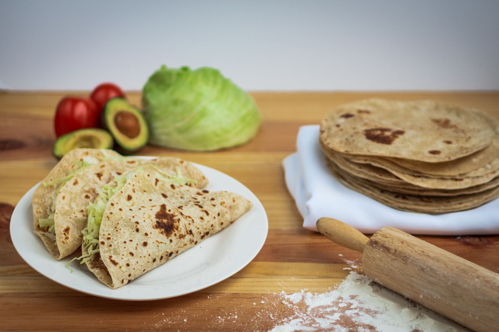 Tortilla De Harina Con 1 Guiso