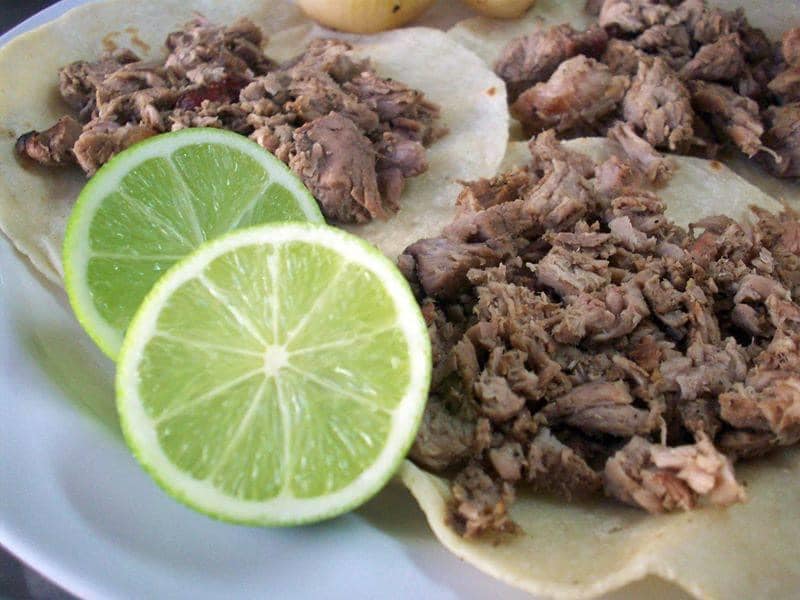 Combo 4 Tacos Carne Asada +Agua de fruta