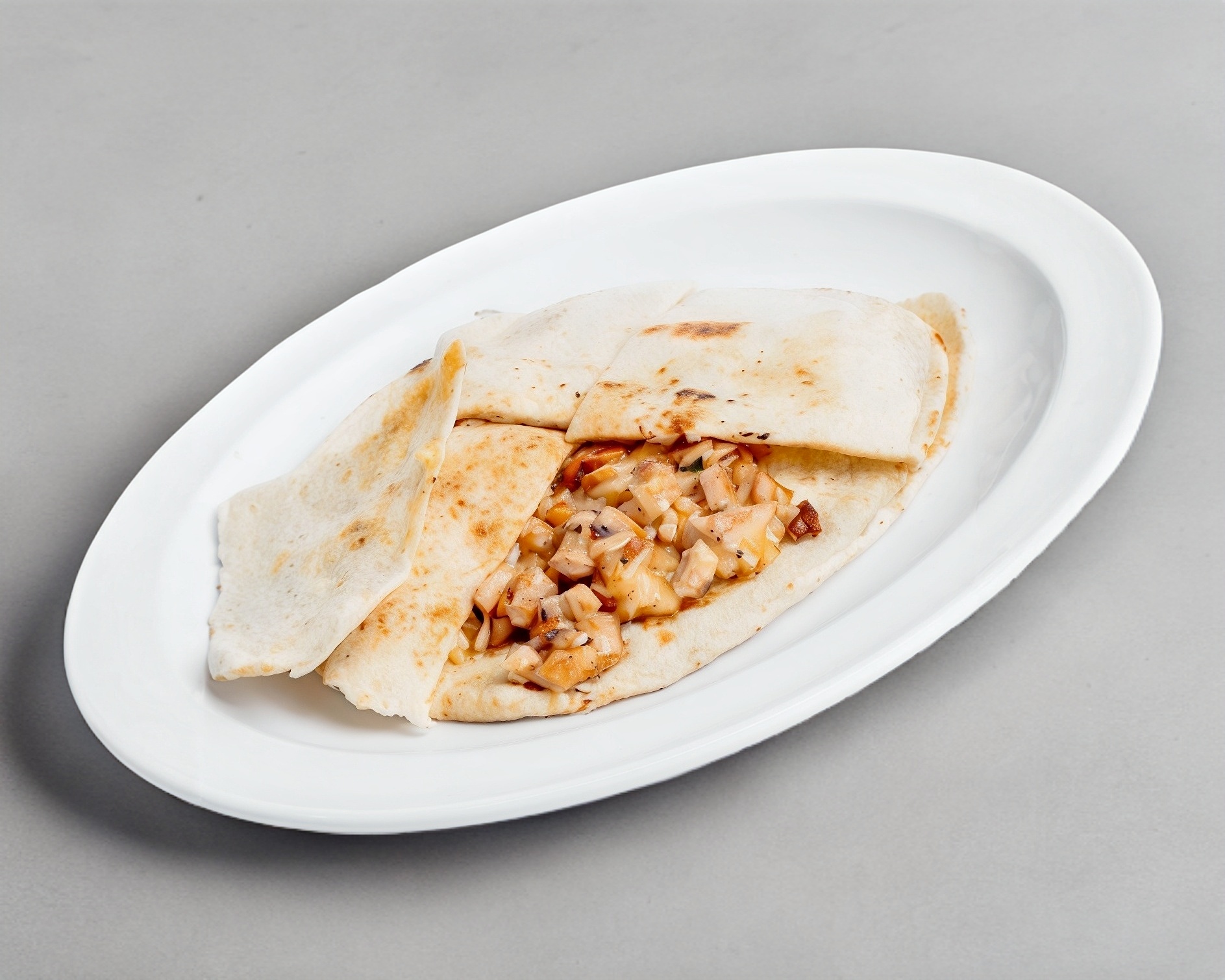 PAN ARABE CON CHULETA   (1)pza 250grs