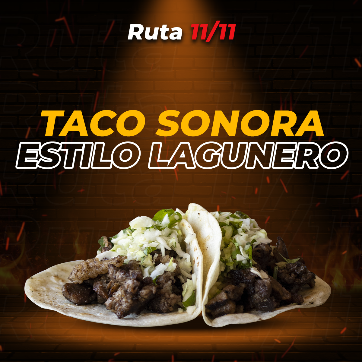 Taco Sonora Estilo Lagunero/Sirloin