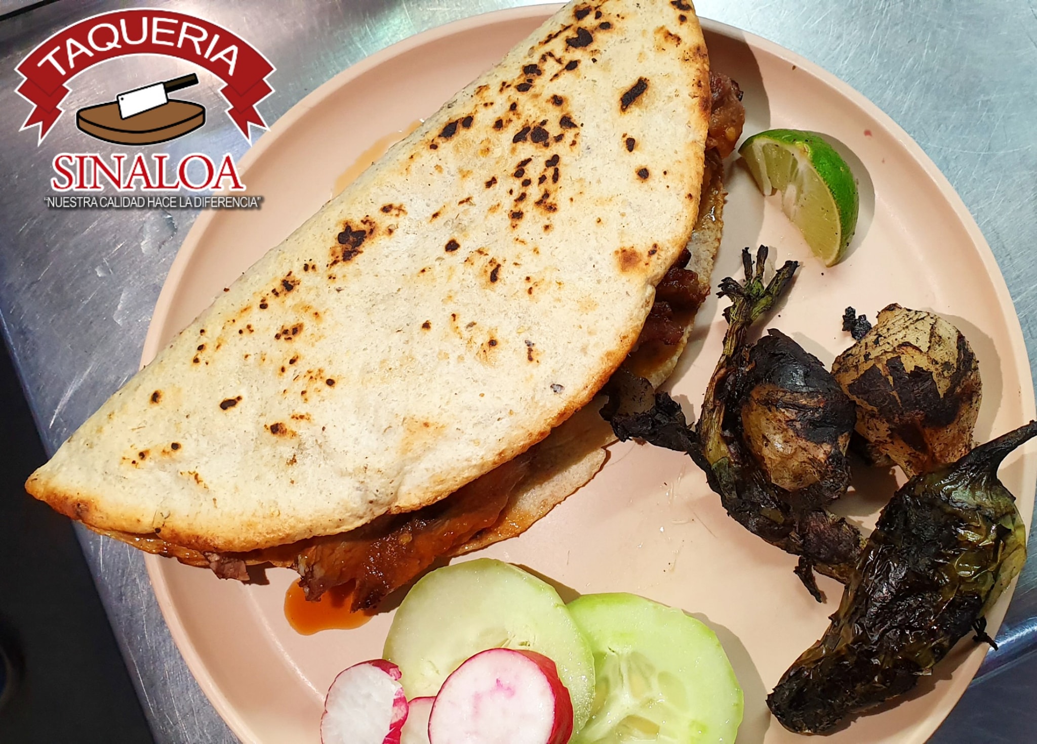 Quesadilla de Maíz  Asada