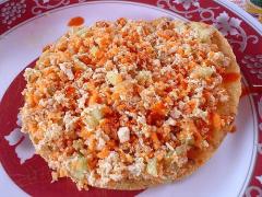 Tostada de Sierra con Zanahoria