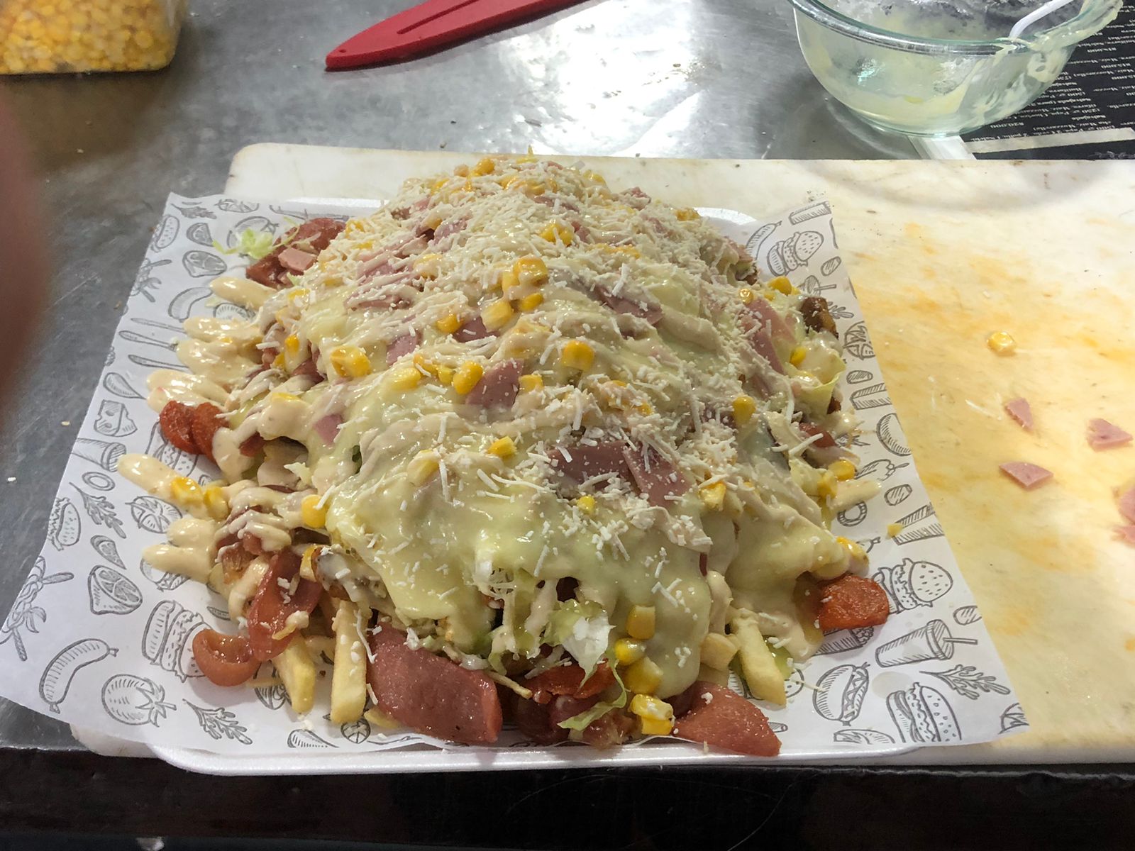 Salchi papa Ranchera