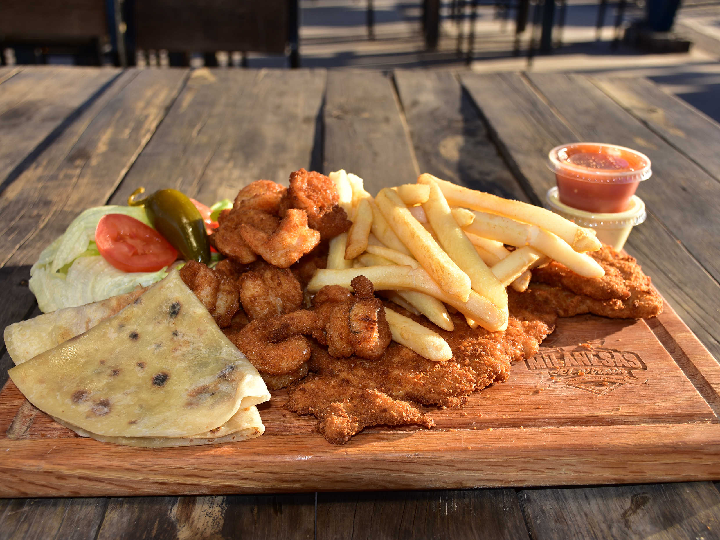Milanesa Cielo y Mar