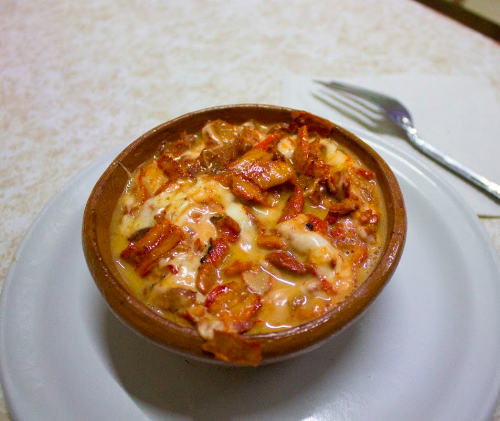 Queso Fundido con al Pastor