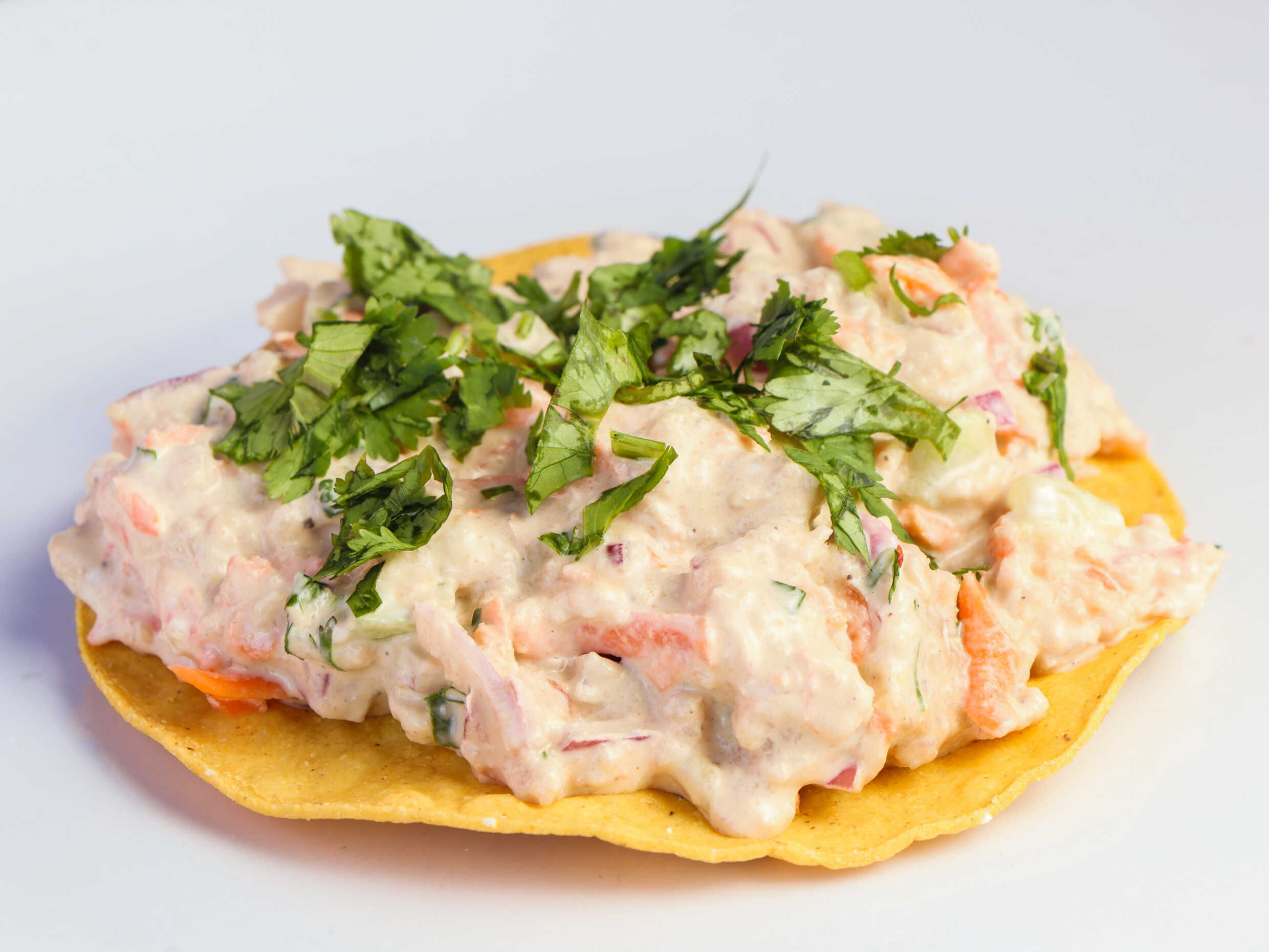 Tostada Sierra Con Mayonesa