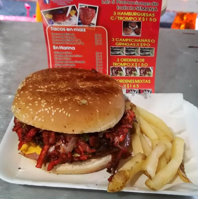 Hamburguesa con Salchicha