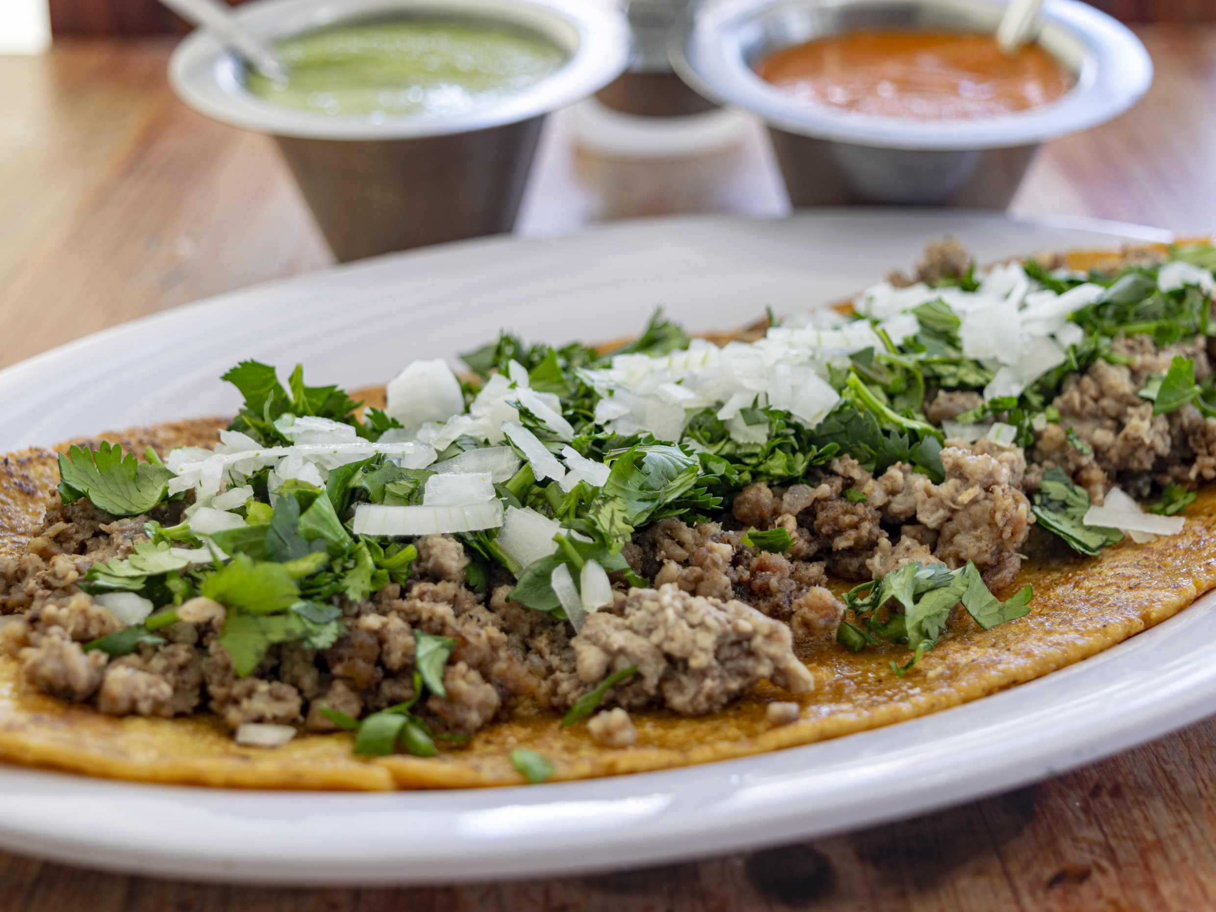 Huarache de Suadero de Res