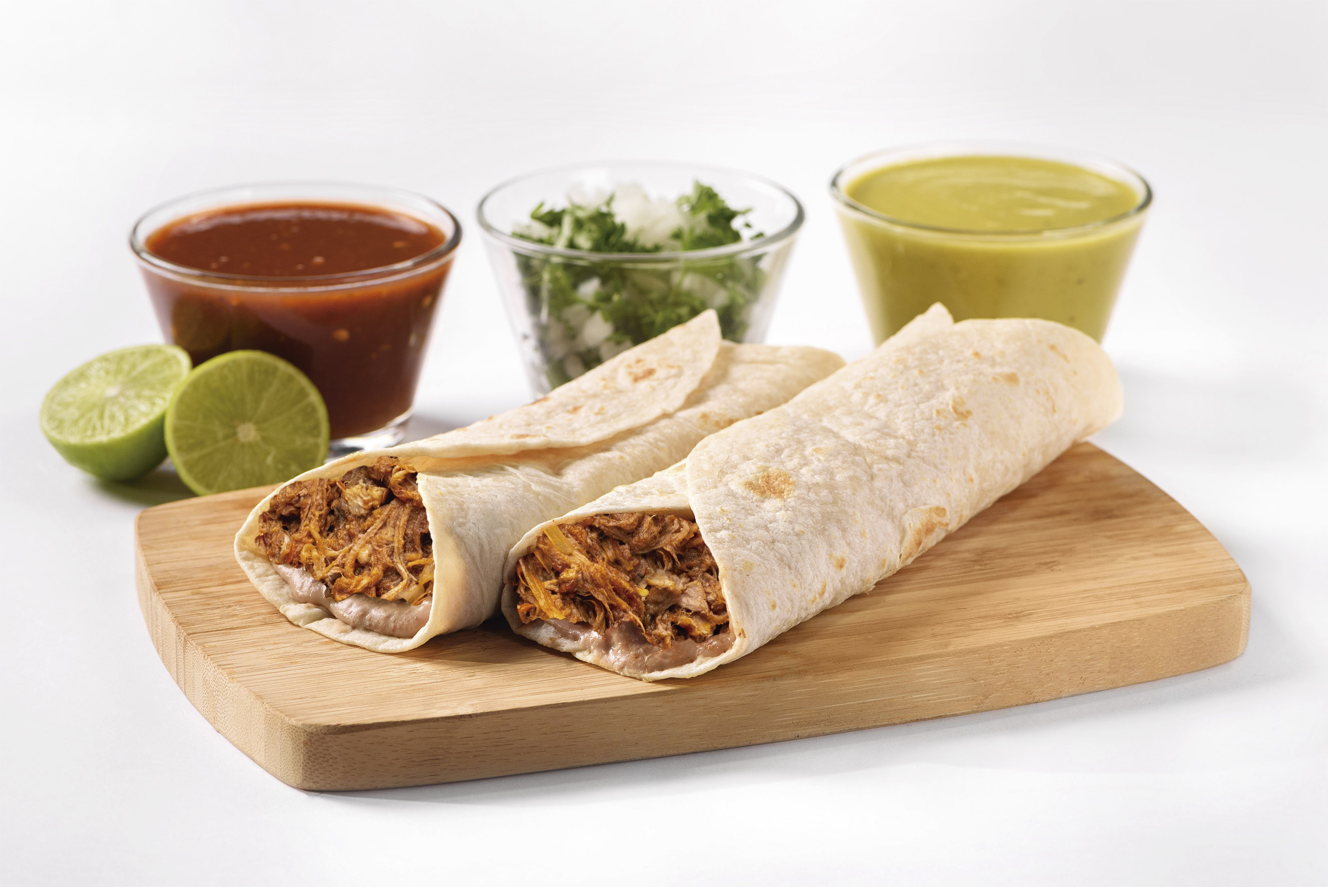 Burrito de Deshebrada Roja