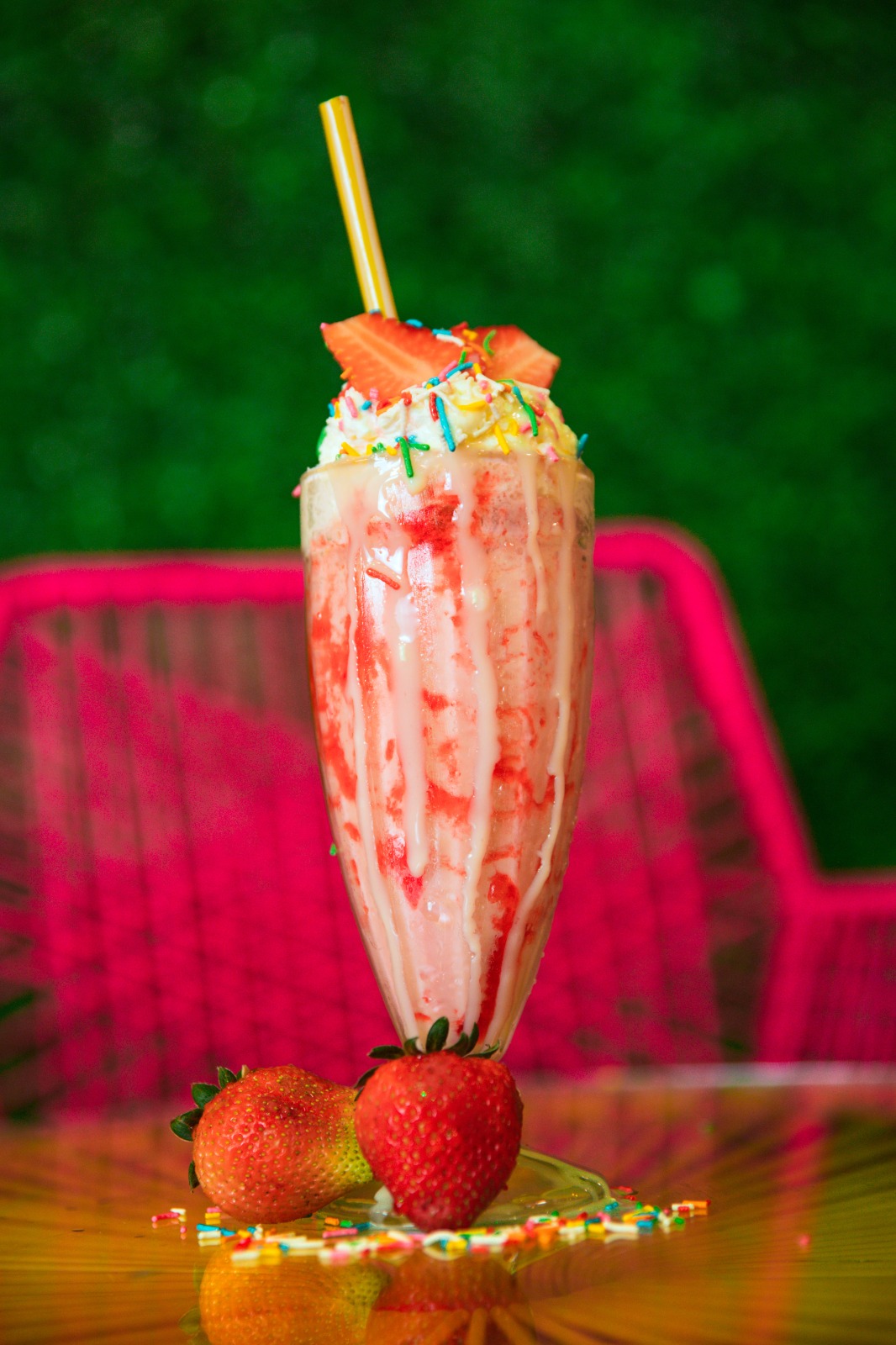 Malteada de Fresa